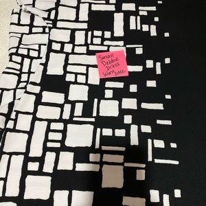 LulaRoe Black and white Debbie dress
